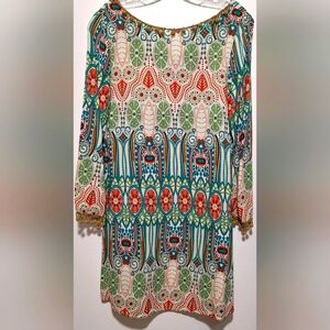 BOHEMIAN MULTICOLOR GRAPHIC DESIGN. LIKE NEW